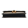 Hermès  Mocassin handbag  in beige "H" canvas  and navy blue leather - Detail D1 thumbnail