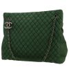 Borsa shopping Chanel   in pelle trapuntata verde - 00pp thumbnail