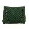 Borsa shopping Chanel   in pelle trapuntata verde - 360 thumbnail