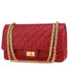 Chanel  2.55 shoulder bag  in red quilted leather - 00pp thumbnail