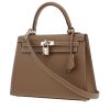 Sac à main Hermès  Kelly 25 cm en cuir epsom étoupe - 00pp thumbnail