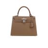 Hermès  Kelly 25 cm handbag  in etoupe epsom leather - 360 thumbnail