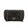 Borsa a tracolla Chanel  Timeless in pelle verniciata e foderata nera - 360 thumbnail
