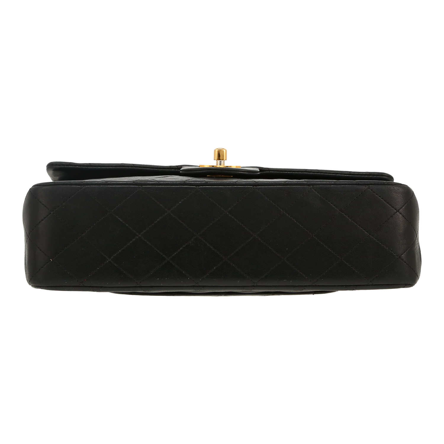 Chanel  Timeless Classic handbag  in black quilted leather - Detail D1