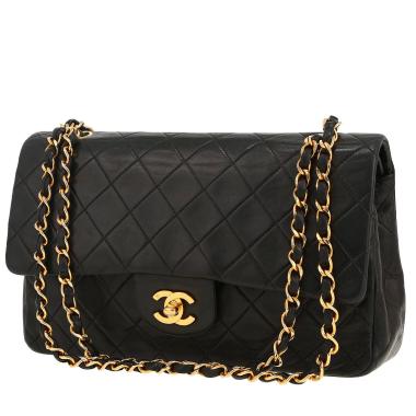 Sac à main Chanel  Timeless Classic en cuir matelassé noir