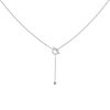 Collier Hermès Finesse en or blanc et diamants - 00pp thumbnail