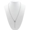 Collier Hermès Finesse en or blanc et diamants - 360 thumbnail