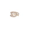 Bague Hermès Chaîne d'Ancre Punk moyen modèle en or rose et diamants - 360 thumbnail