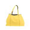 Bottega Veneta   shopping bag  in yellow leather - 360 thumbnail