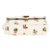 Saint Laurent  College mini  shoulder bag  in white chevron quilted leather - Detail D1 thumbnail