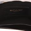 Sac bandoulière Saint Laurent  College mini  en cuir matelassé chevrons blanc - Detail D2 thumbnail