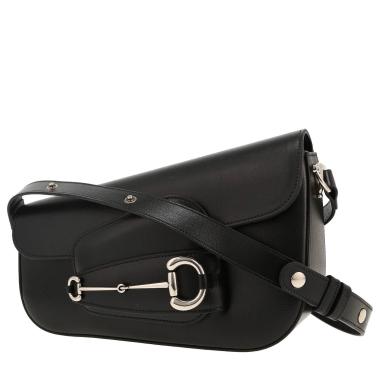 Borsa a spalla Gucci  1955 Horsebit in pelle nera