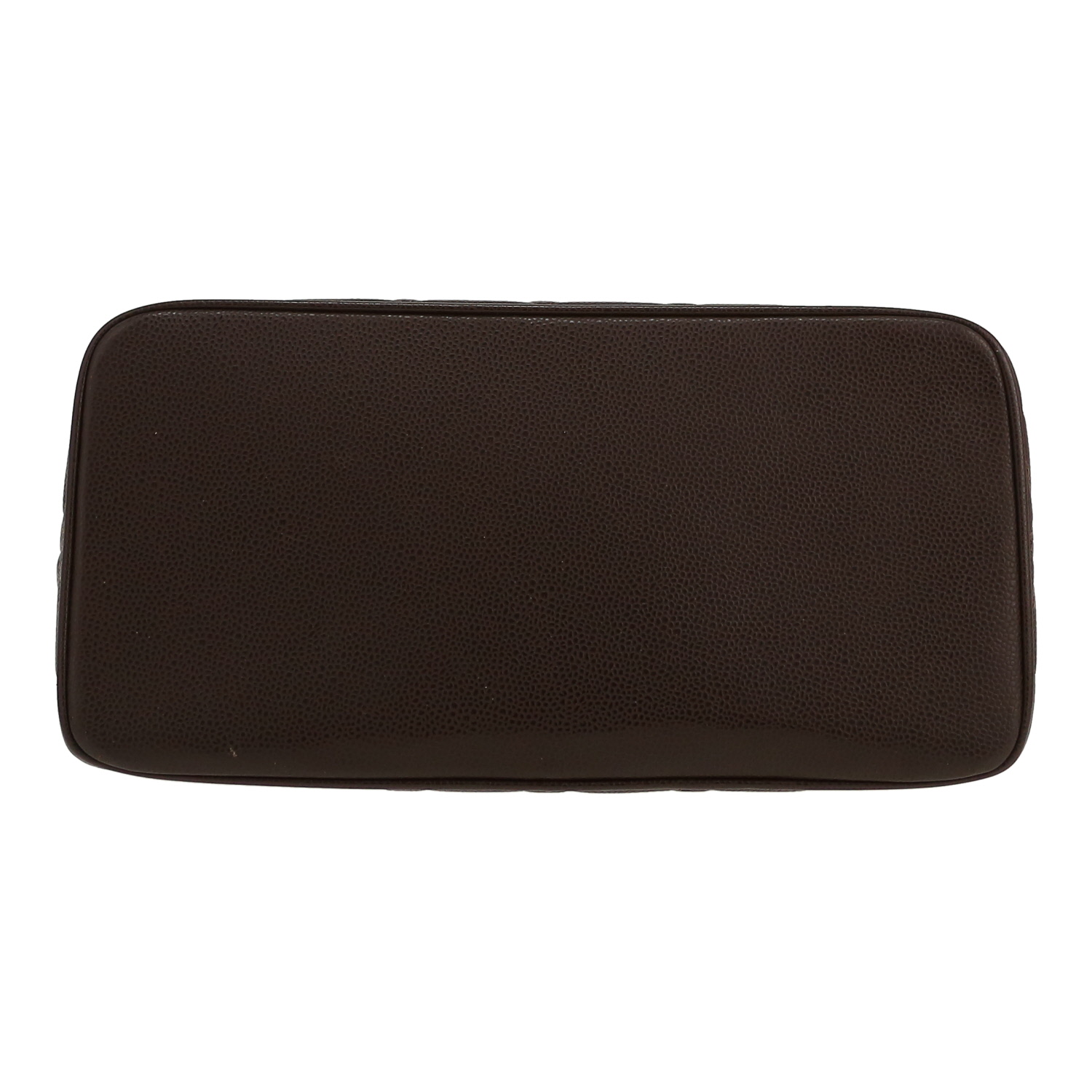 Chanel  Medaillon handbag  in brown leather - Detail D1