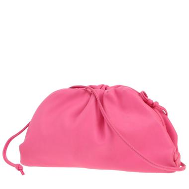 Bottega Veneta  Pouch shoulder bag  in pink leather