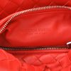 Bottega Veneta  Mini Jodie handbag  in red intrecciato leather - Detail D2 thumbnail