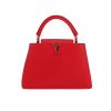 Louis Vuitton  Capucines BB handbag  in red grained leather - 360 thumbnail