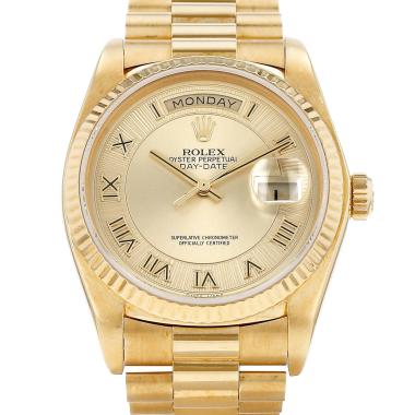 Orologio Rolex Day-Date in oro giallo Ref: Rolex - 18038  Circa 1984