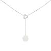 Collier Chanel Camelia en or blanc, agate et diamants - 00pp thumbnail