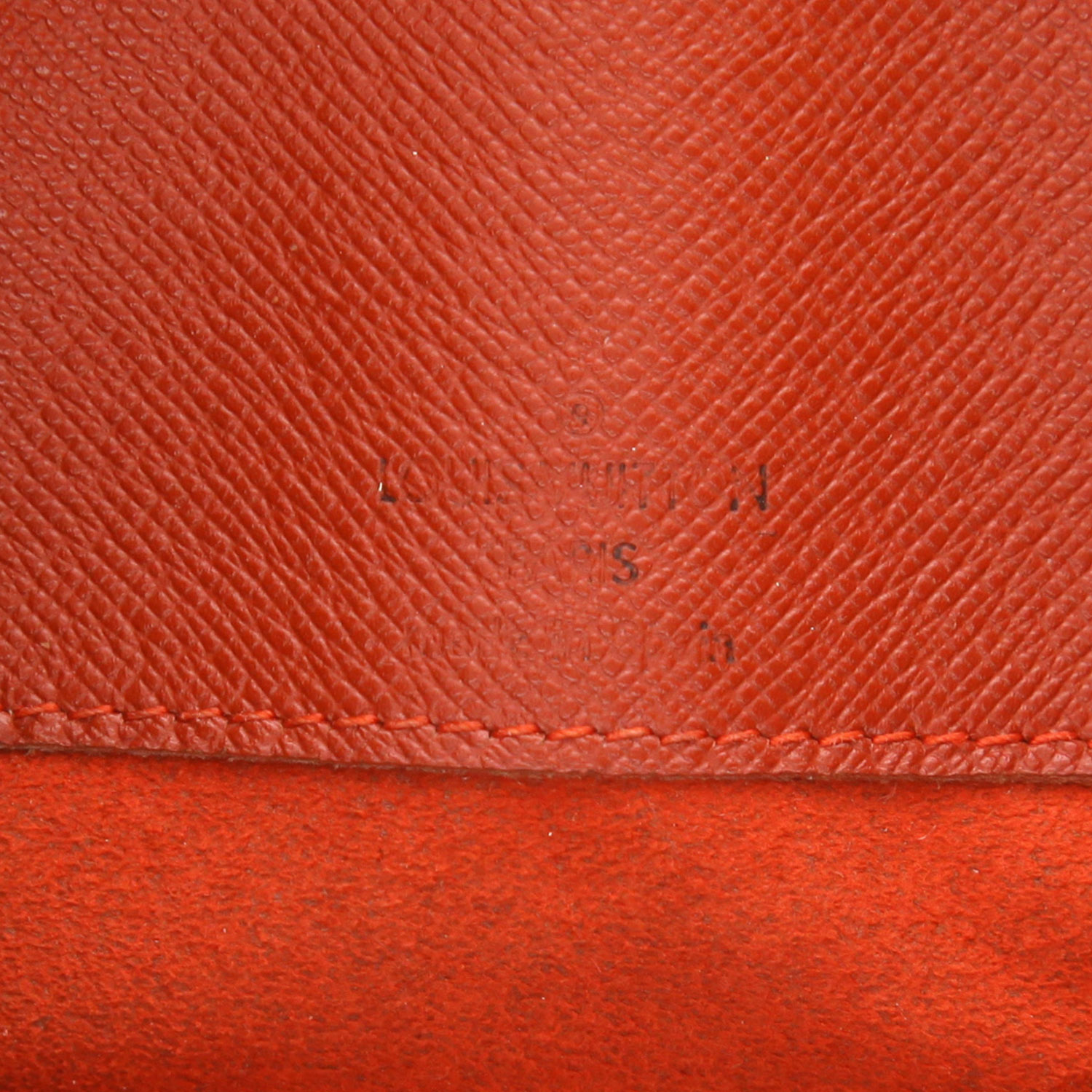 Louis Vuitton  Musette shoulder bag  in ebene damier canvas  and brown leather - Detail D2