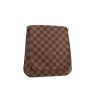 Borsa a tracolla Louis Vuitton  Musette in tela a scacchi ebana e pelle marrone - Detail D5 thumbnail