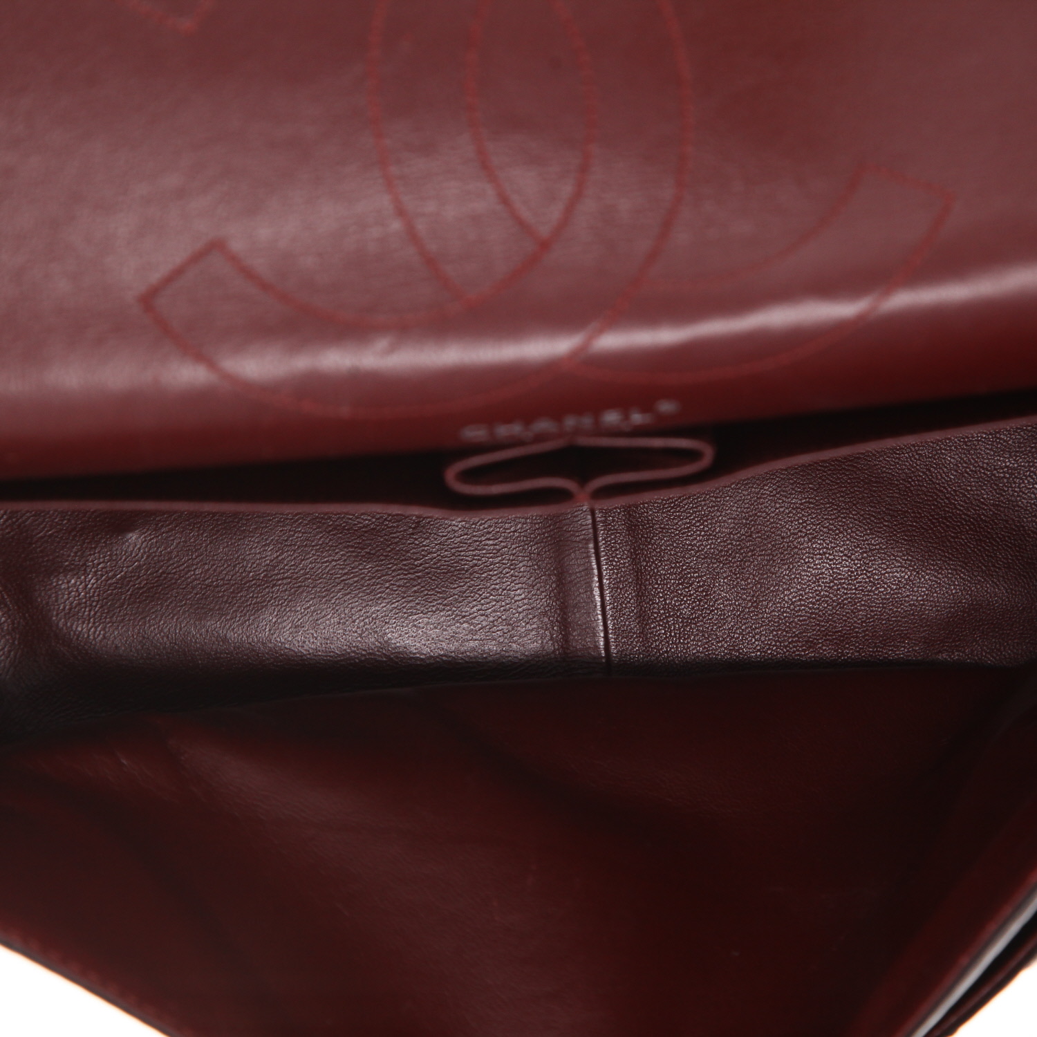 Sac bandoulière Chanel  2.55 en cuir matelassé noir - Detail D3