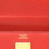 Hermès  Kelly 32 cm handbag  in red Ardenne leather - Detail D2 thumbnail
