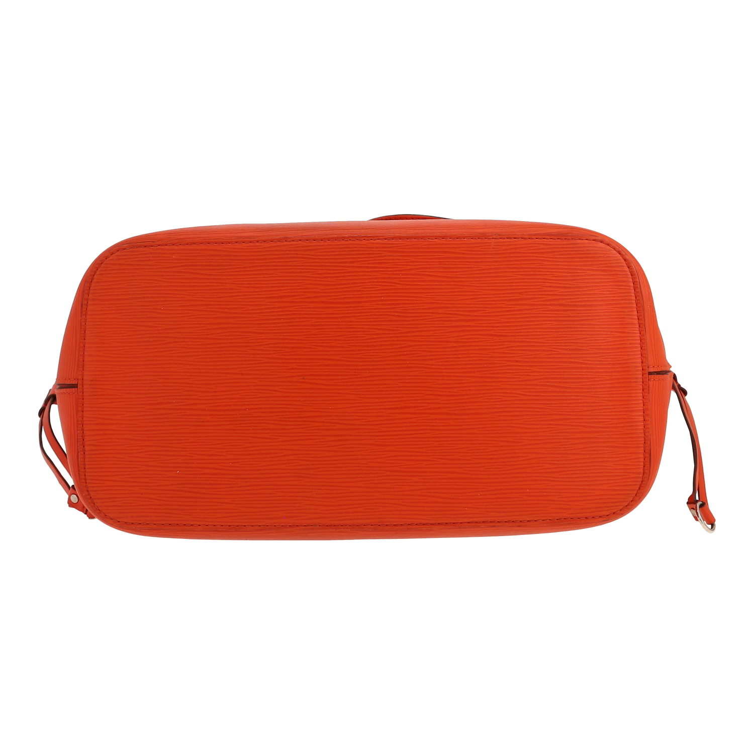 Louis Vuitton  Neverfull shopping bag  in orange epi leather - Detail D1