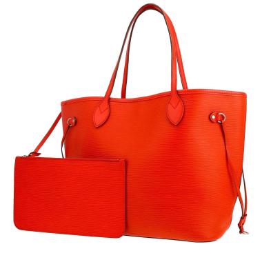 Bolso Cabás Louis Vuitton  Neverfull en cuero Epi naranja
