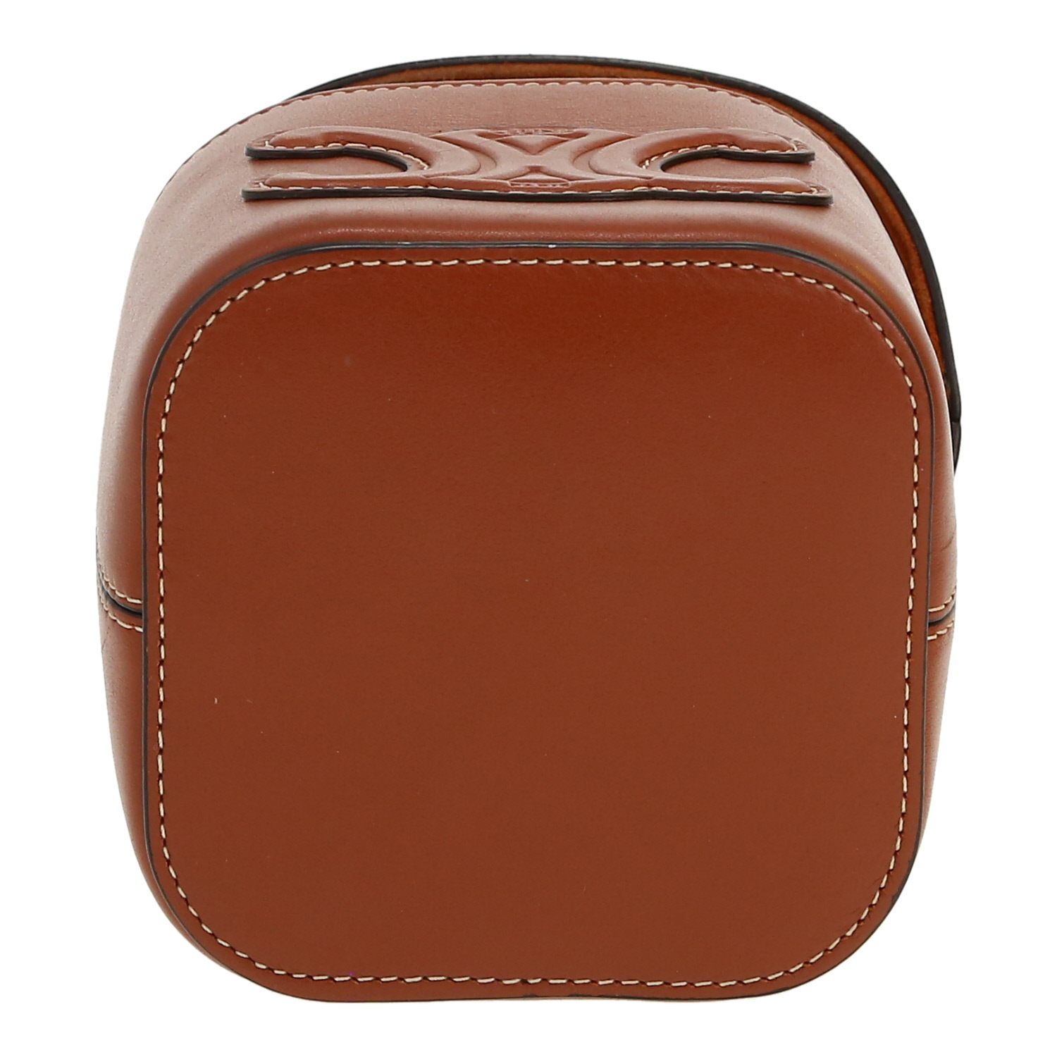 Borsa a tracolla Celine   in pelle marrone - Detail D1