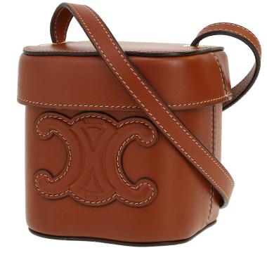 Celine   shoulder bag  in brown leather