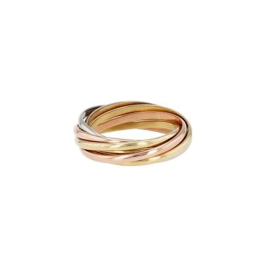 Anello Cartier Trinity Semainier in 3 ori