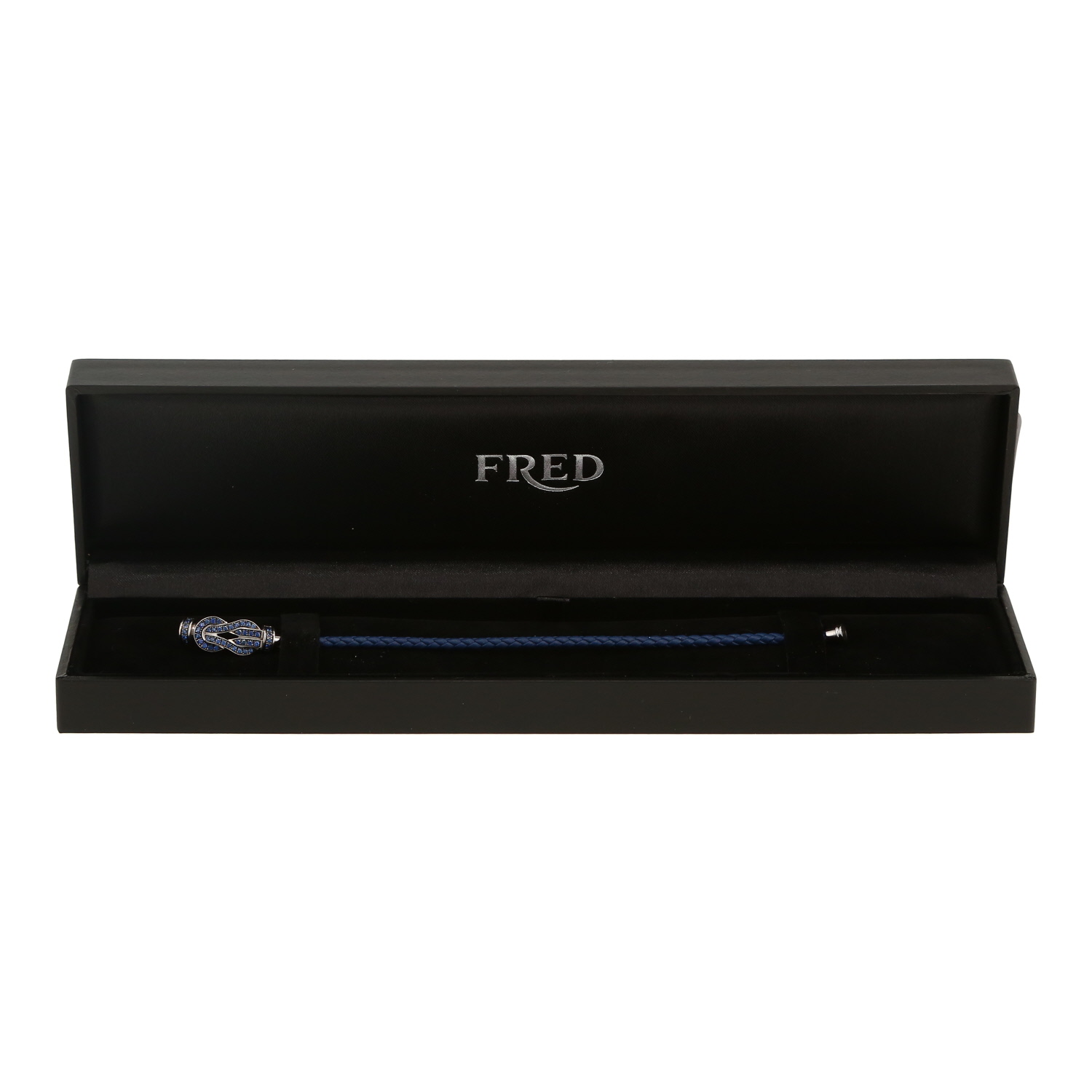 Fred Chance Infinie medium model bracelet in white gold and sapphires Fred Chance Infinie medium model bracelet in white gold and sapphires