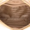 Borsa a tracolla Prada  Symbole in tela siglata beige e bianca - Detail D3 thumbnail