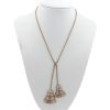 De Grisogono Ventaglio necklace in pink gold and diamonds - 360 thumbnail