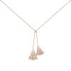 Collana De Grisogono Ventaglio in oro rosa e diamanti - Detail D2 thumbnail