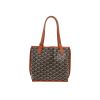 Sac cabas Goyard  Anjou petit modèle  en toile Goyardine marron et cuir marron - 360 thumbnail