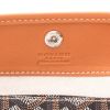 Sac cabas Goyard  Anjou petit modèle  en toile Goyardine marron et cuir marron - Detail D2 thumbnail