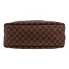 Louis Vuitton  Delightful bag worn on the shoulder or carried in the hand  in ebene damier canvas  and brown leather - Detail D1 thumbnail