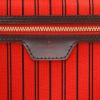Louis Vuitton  Delightful bag worn on the shoulder or carried in the hand  in ebene damier canvas  and brown leather - Detail D2 thumbnail