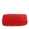 Prada   handbag  in red grained leather - Detail D1 thumbnail