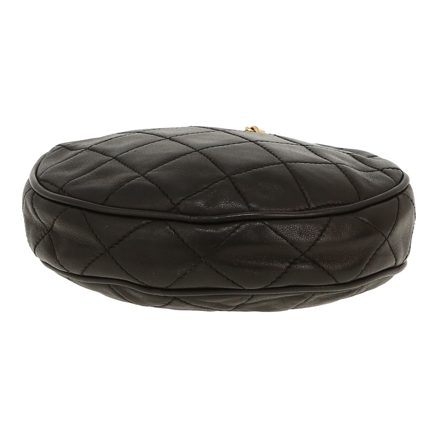 Borsa Chanel  Vintage in pelle trapuntata nera - Detail D1