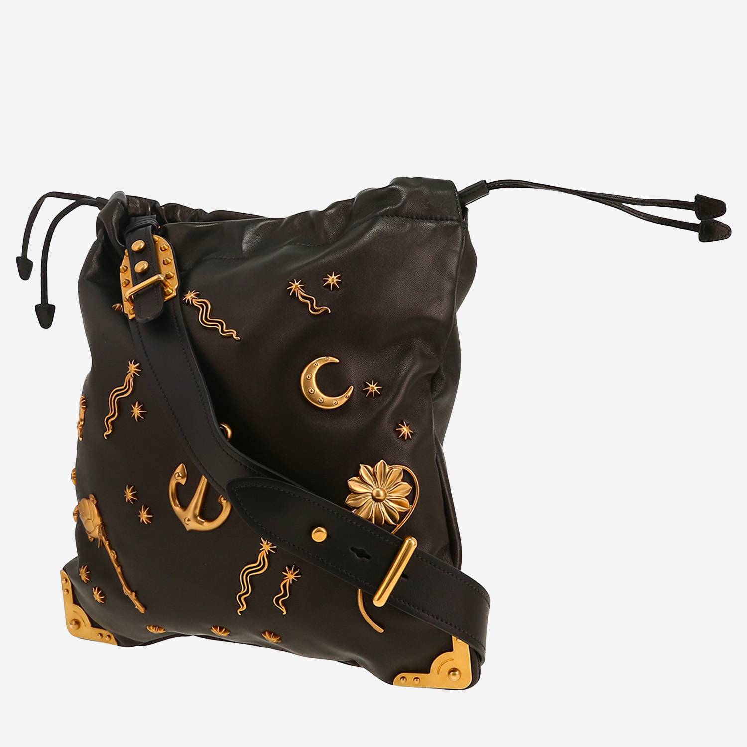 Bolso de mano Prada   en cuero negro