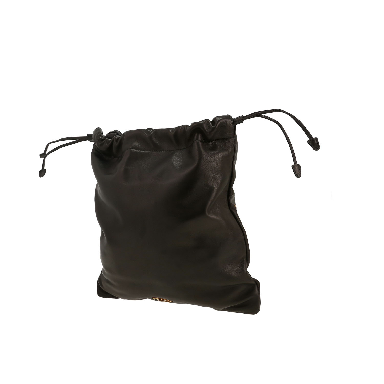 Sac à main Prada   en cuir noir - Detail D8