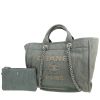 Bolso Cabás Chanel  Deauville en lona denim azul - 00pp thumbnail