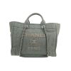 Bolso Cabás Chanel  Deauville en lona denim azul - 360 thumbnail