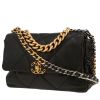 Chanel  19 shoulder bag  in black quilted leather - 00pp thumbnail