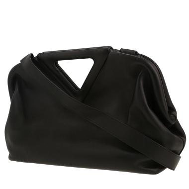 Borsa a tracolla Bottega Veneta  Point in pelle nera