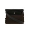 Hermès  Herbag mini  bag worn on the shoulder or carried in the hand  in black canvas  and black leather - 360 thumbnail