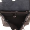 Hermès  Herbag mini  bag worn on the shoulder or carried in the hand  in black canvas  and black leather - Detail D3 thumbnail