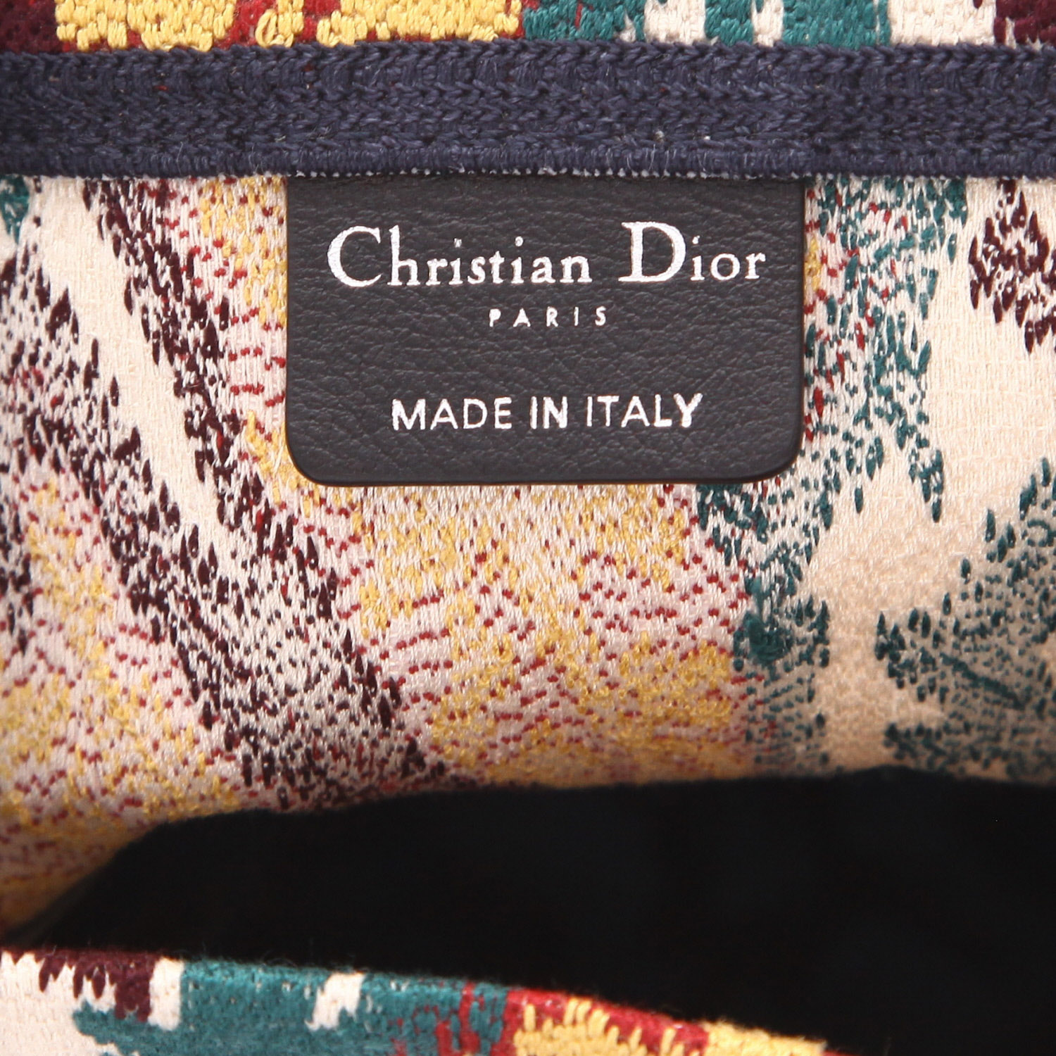 Bolso para llevar al hombro Dior  D-Bubble en lona multicolor - Detail D2